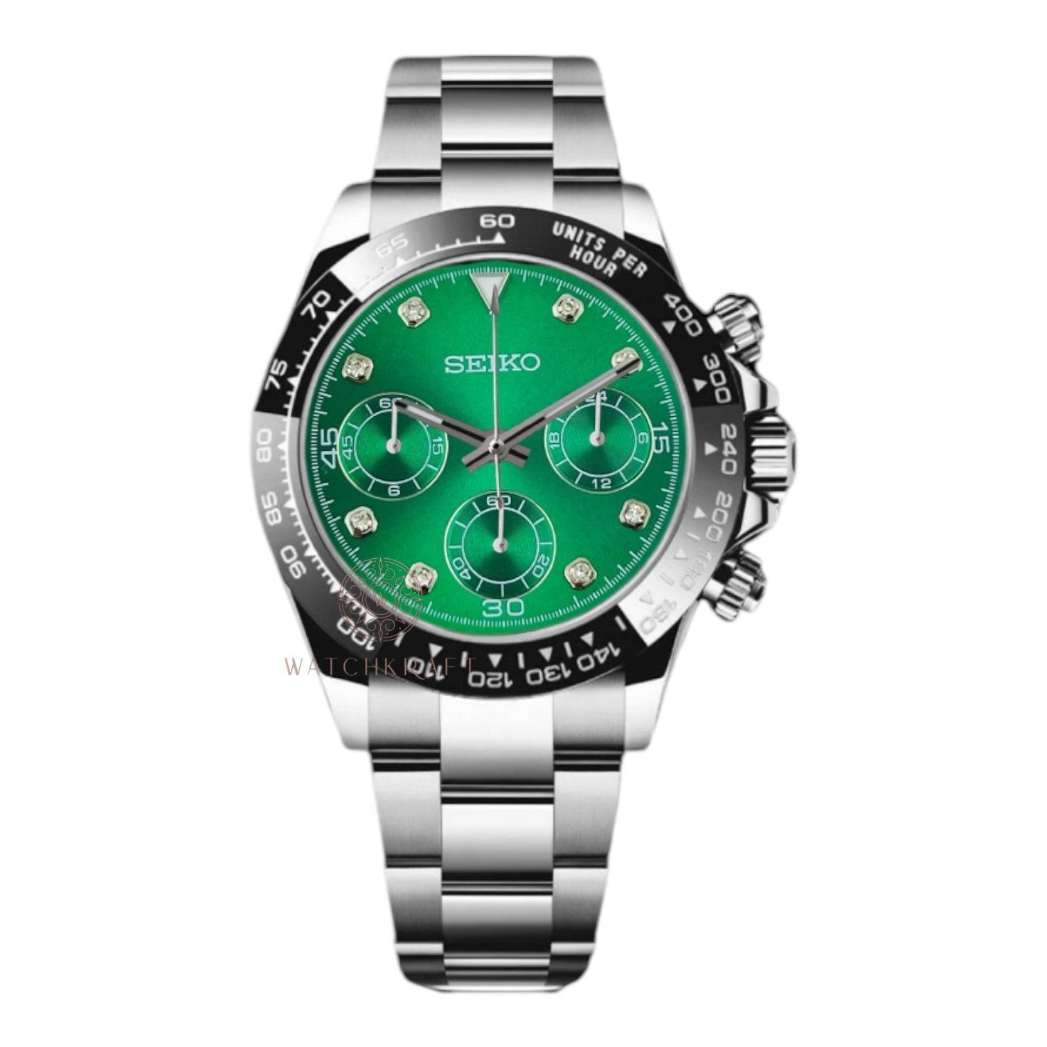 Seiko Green Jewel Daytona Mod