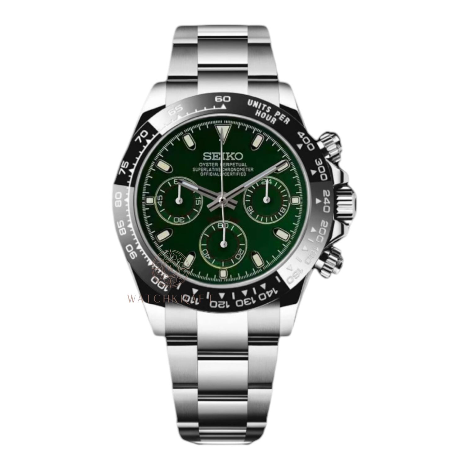 Seiko Green Daytona Mod