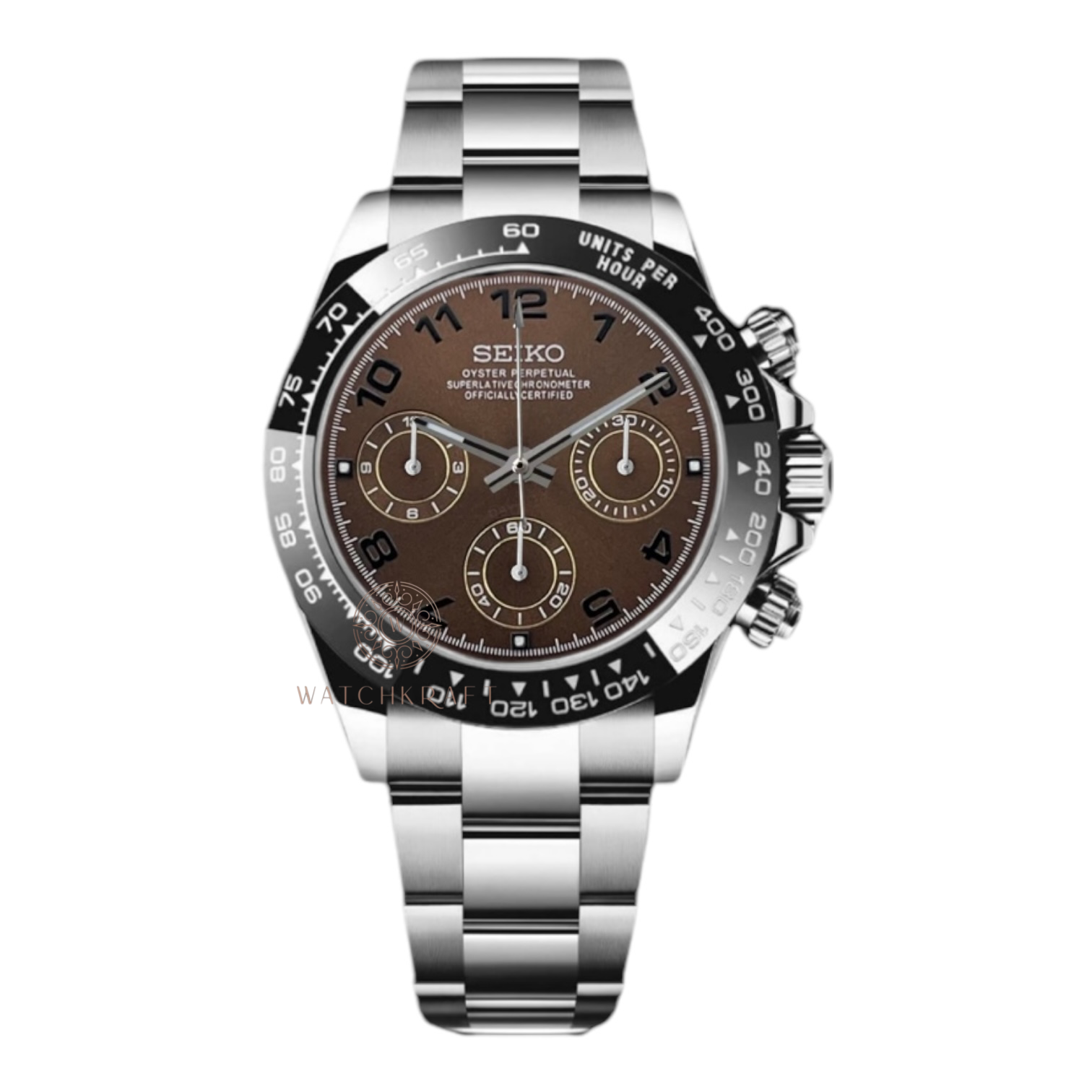 Seiko Brown Racer Daytona Mod