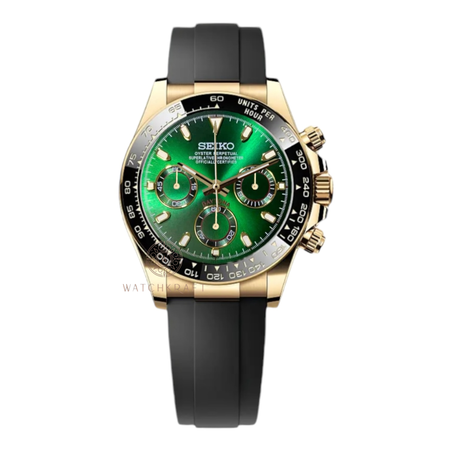 Seiko Green Daytona Mod