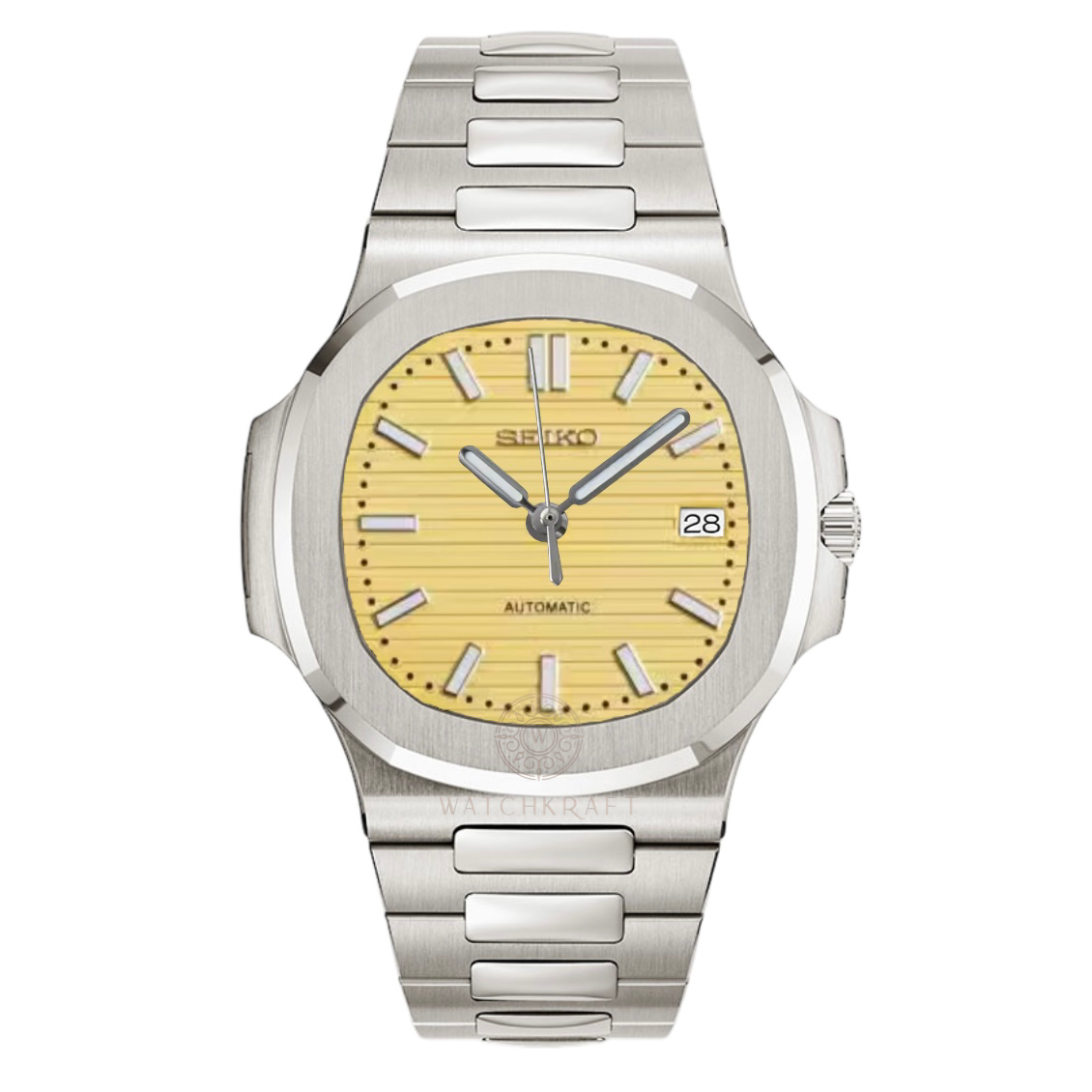 Seiko Yellow Nautilus Mod