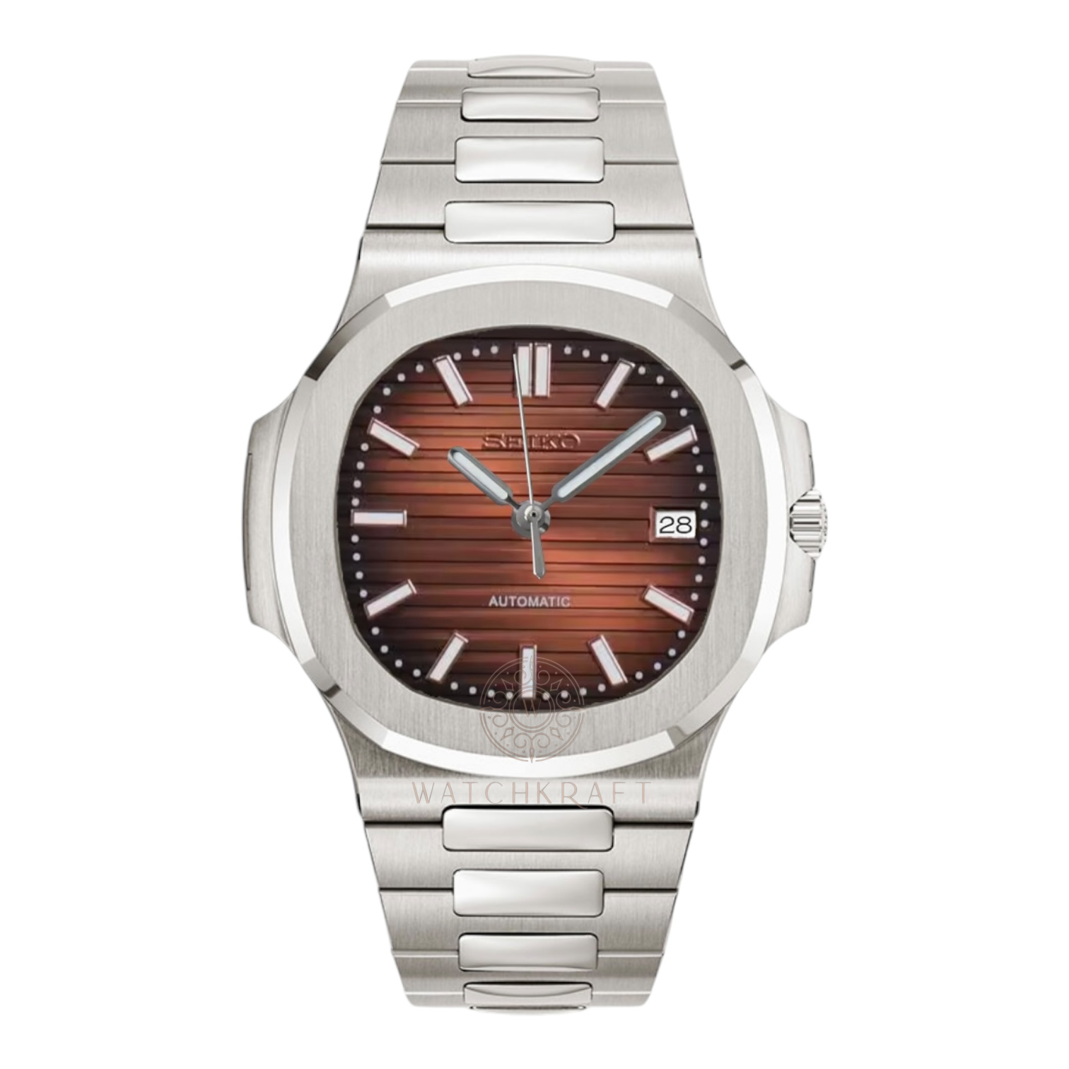 Seiko Coffee Nautilus Mod