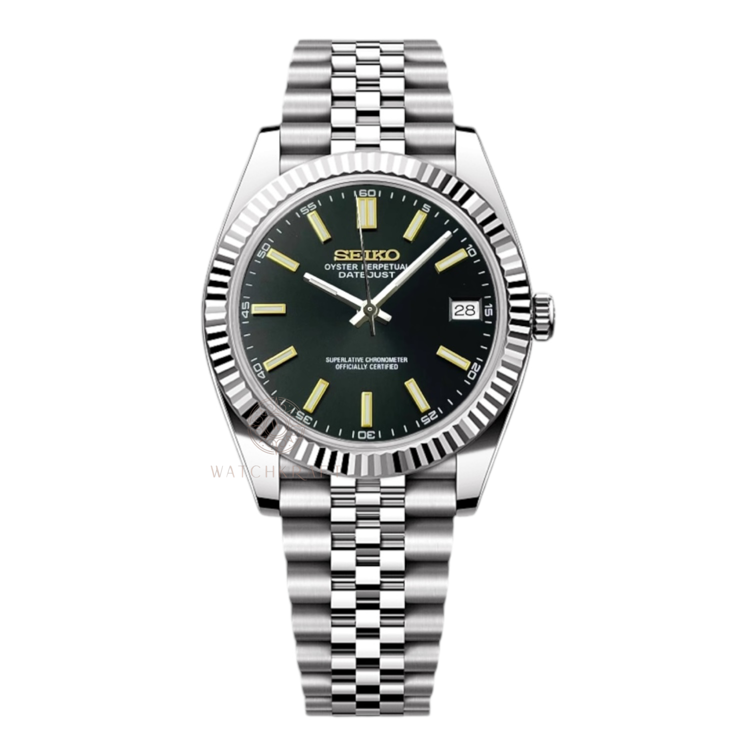 Seiko Black Gold Datejust Mod