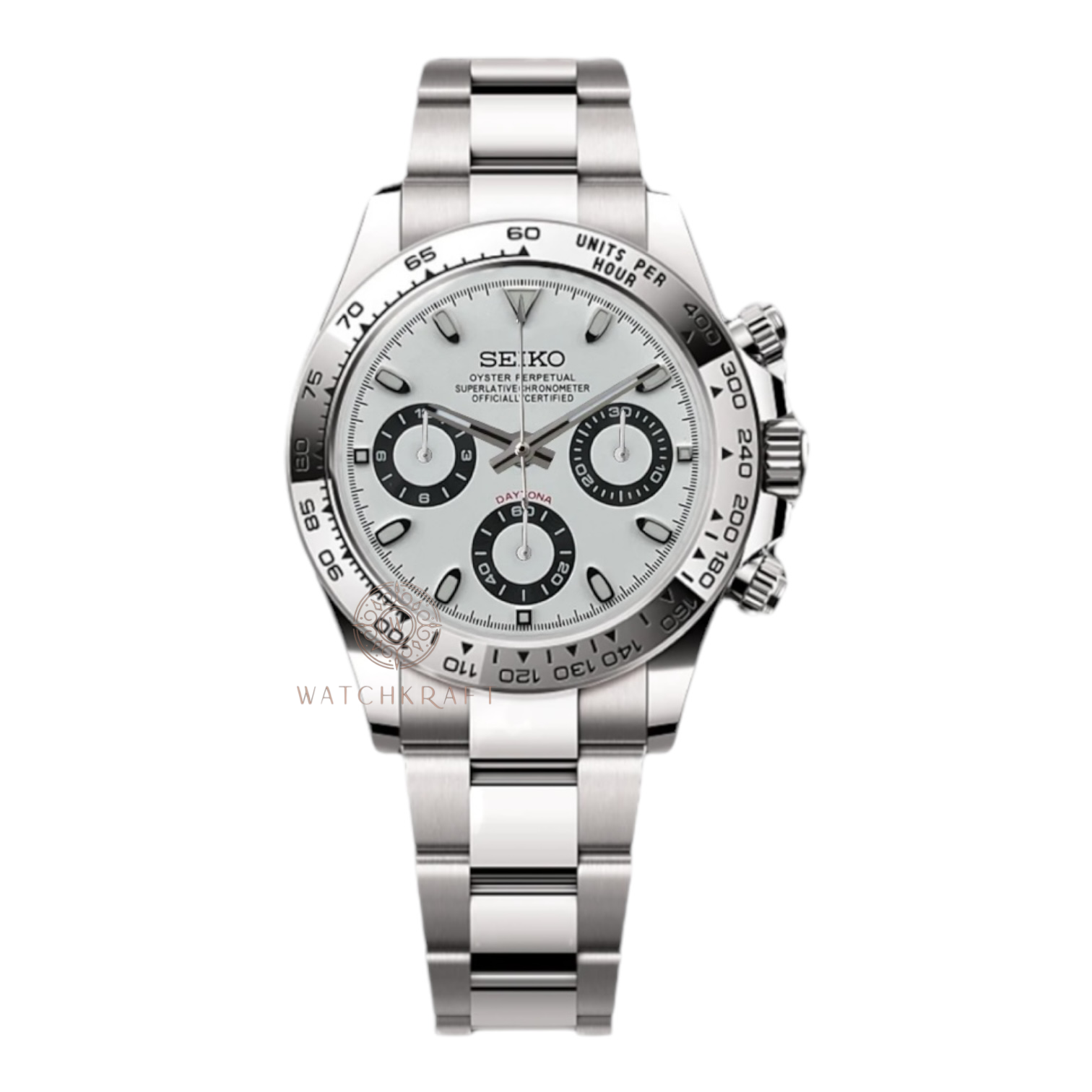 Seiko White Daytona Mod