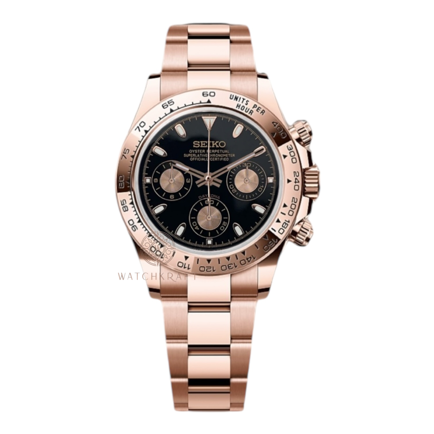 Seiko Black Rose Daytona Mod