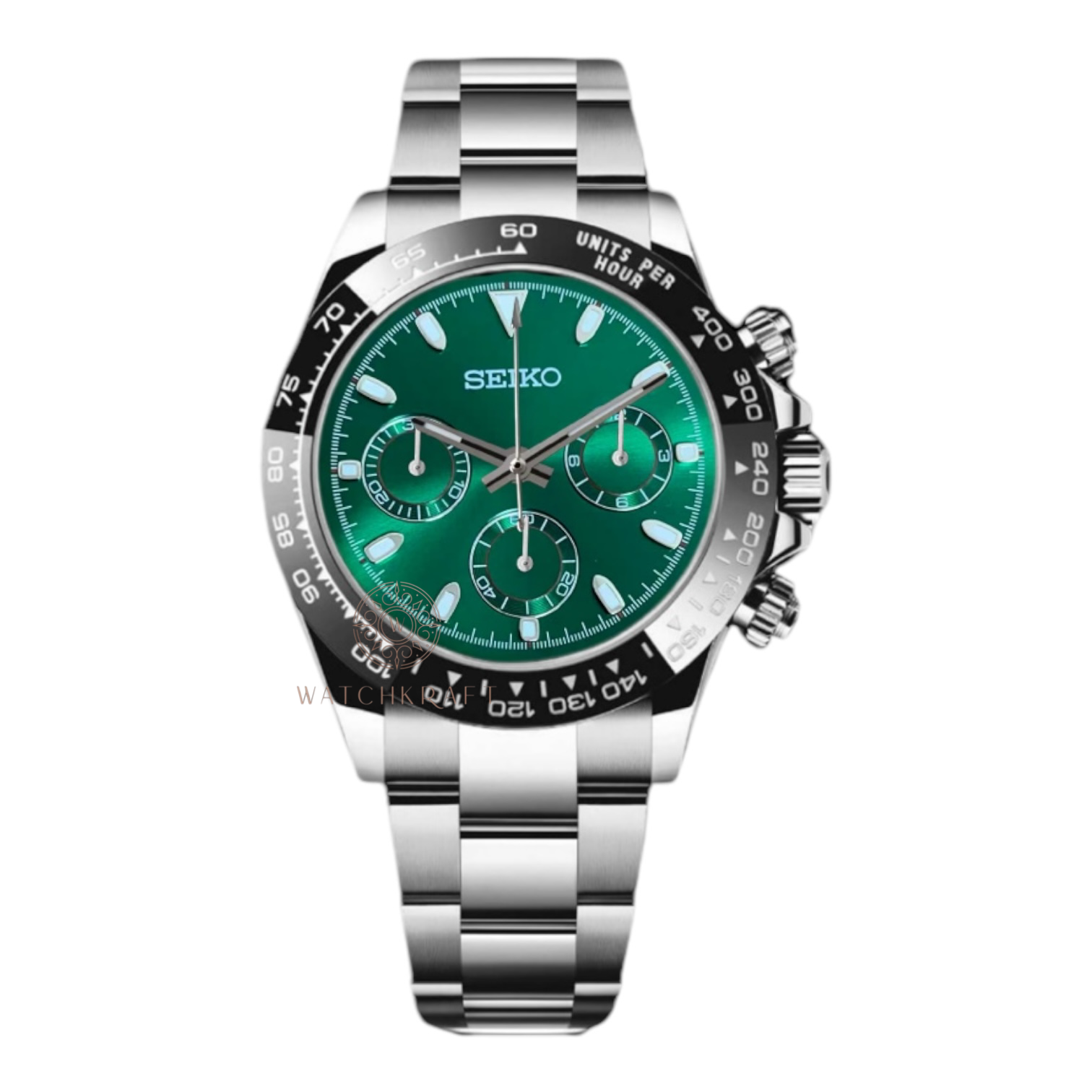 Seiko Green Daytona Mod