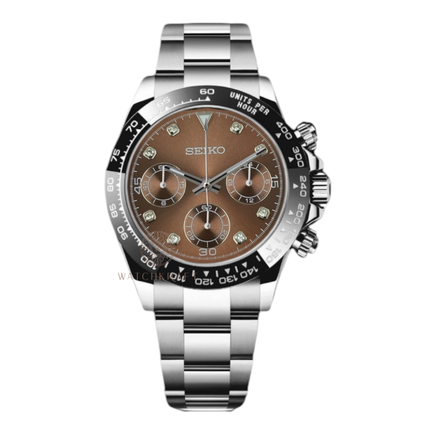 Seiko Brown Crystal Daytona Mod