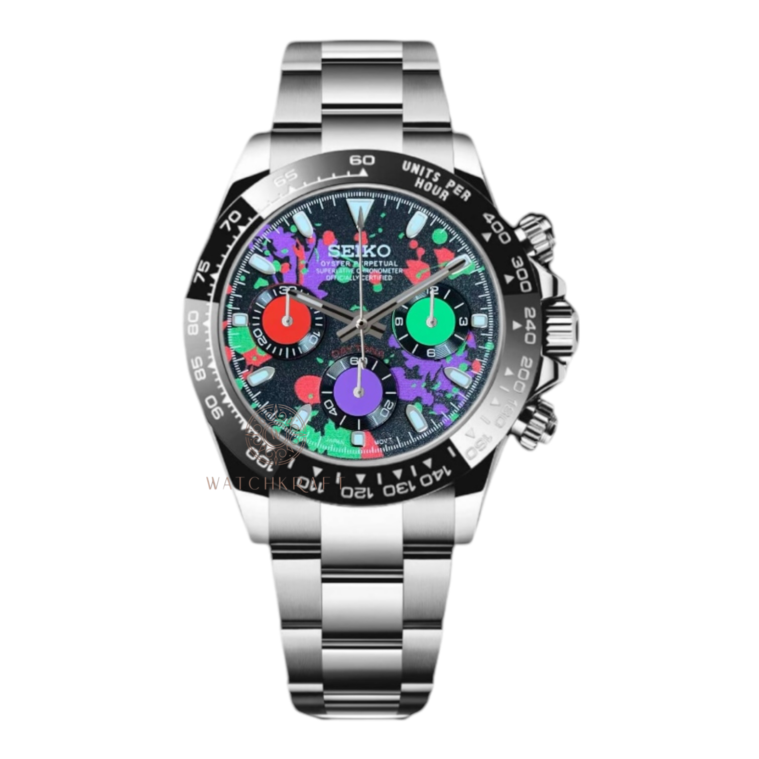 Seiko Abstract Art Daytona Mod