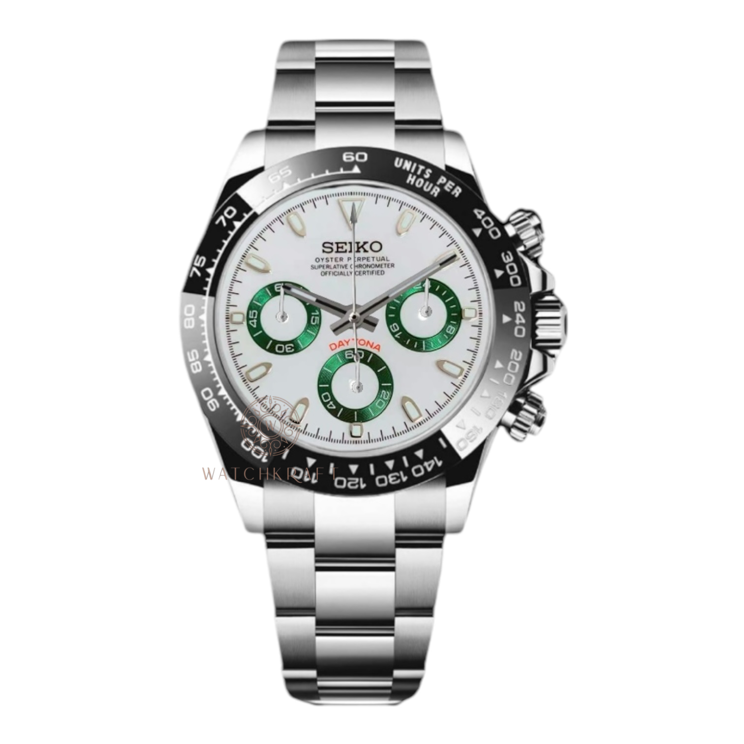 Seiko White Daytona Mod