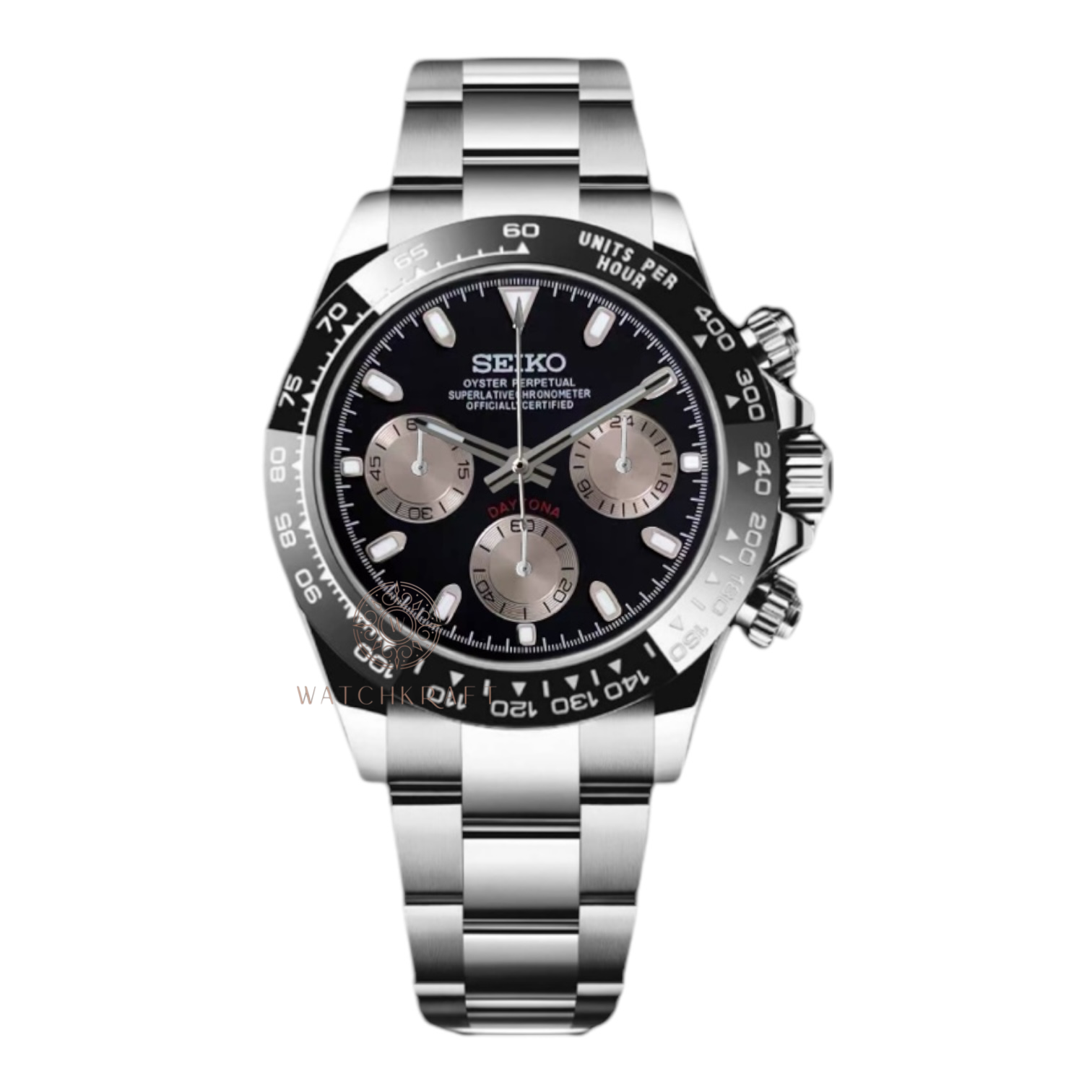 Seiko Black Daytona Mod
