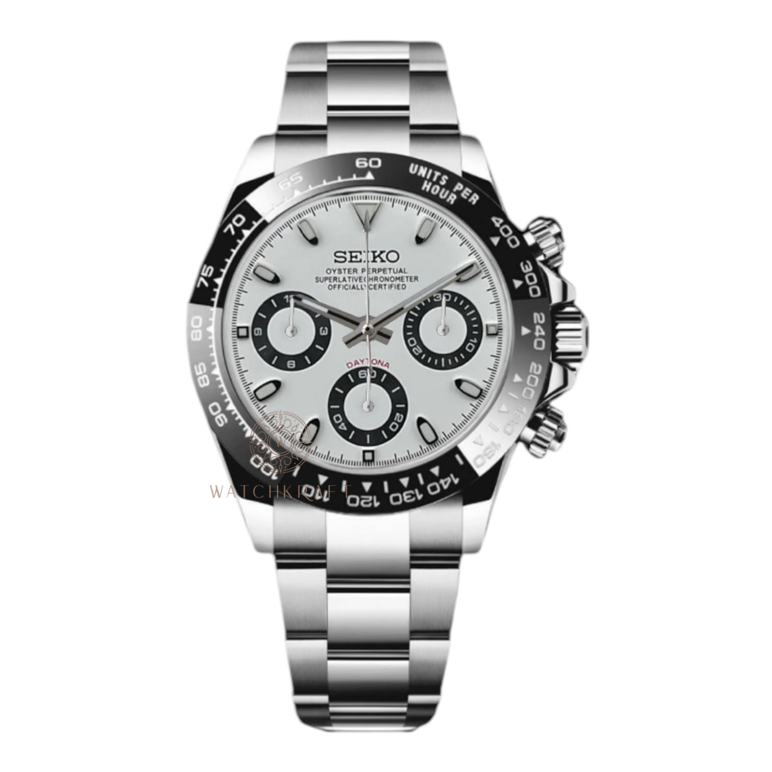 Seiko White Daytona Mod