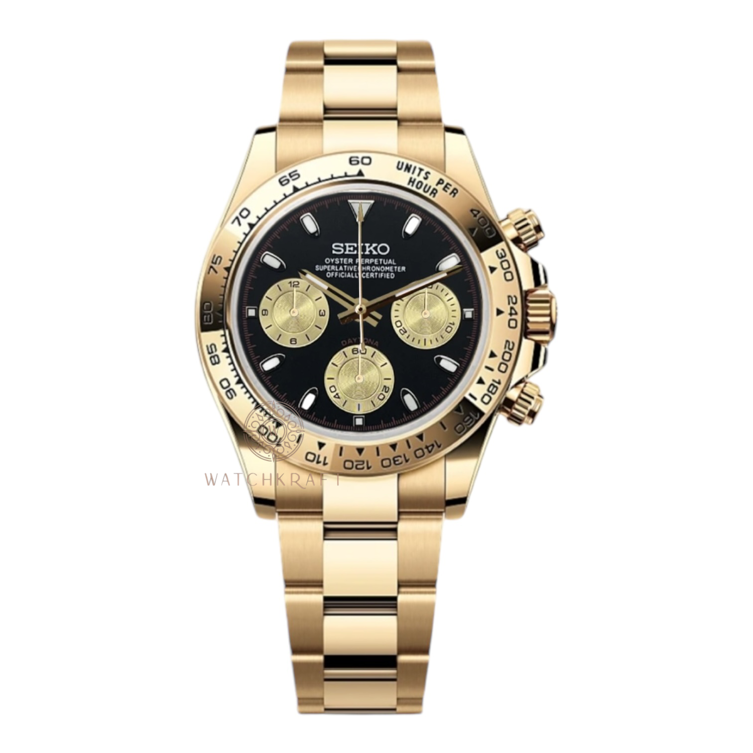 Seiko Black Gold Daytona Mod