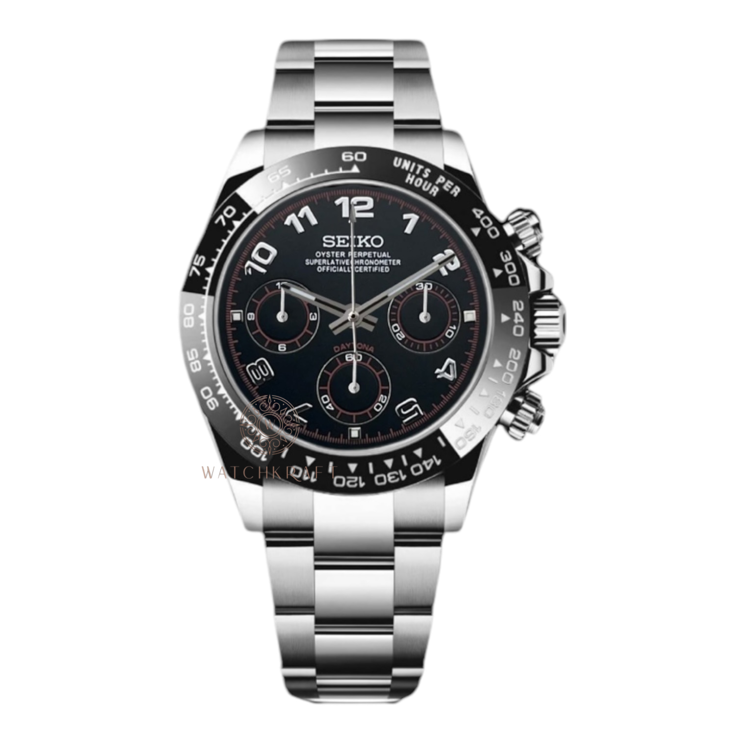 Seiko Black Racer Daytona Mod