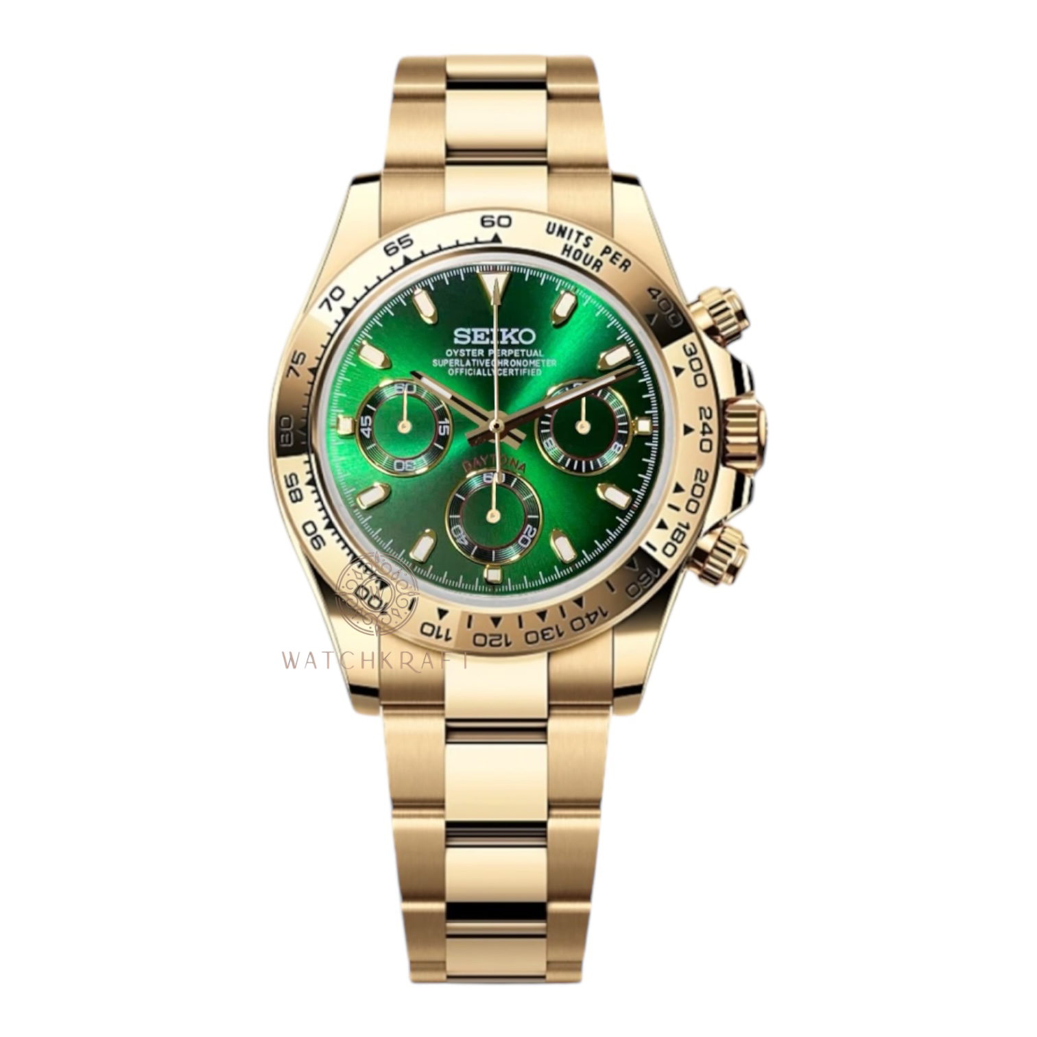 Seiko Green Daytona Mod