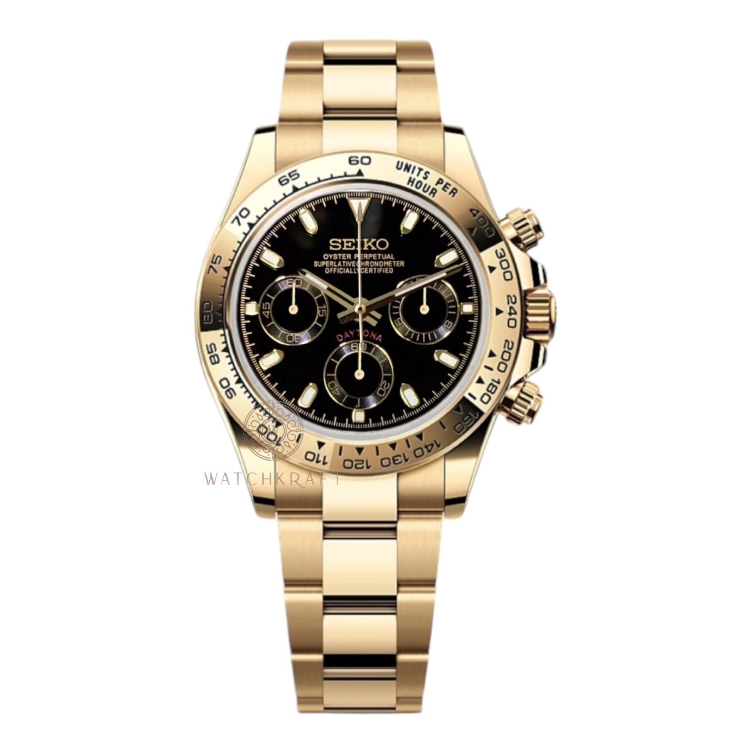 Seiko Black Gold Daytona Mod