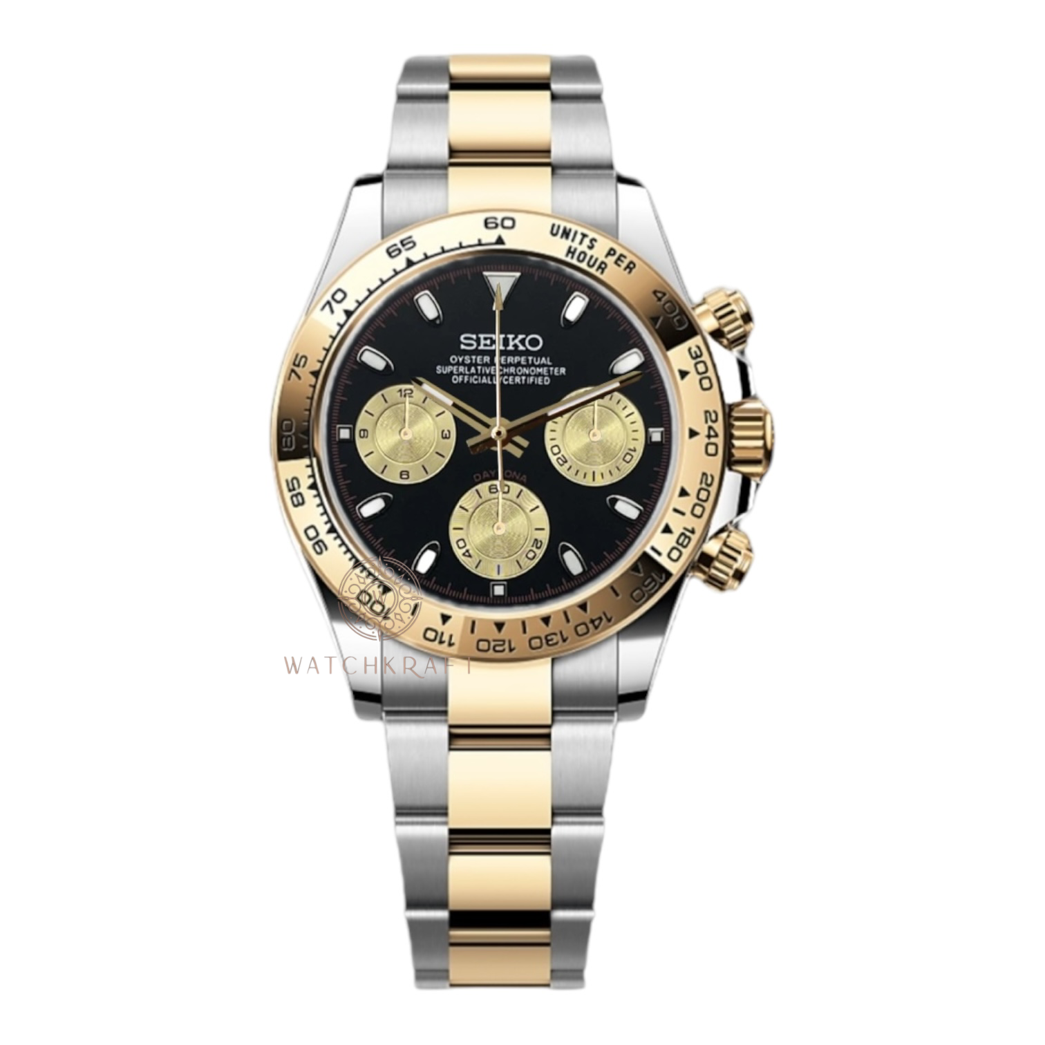 Seiko Black Gold Daytona Mod