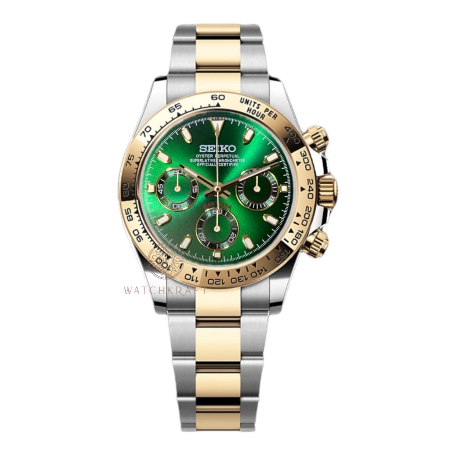 Seiko Green Daytona Mod