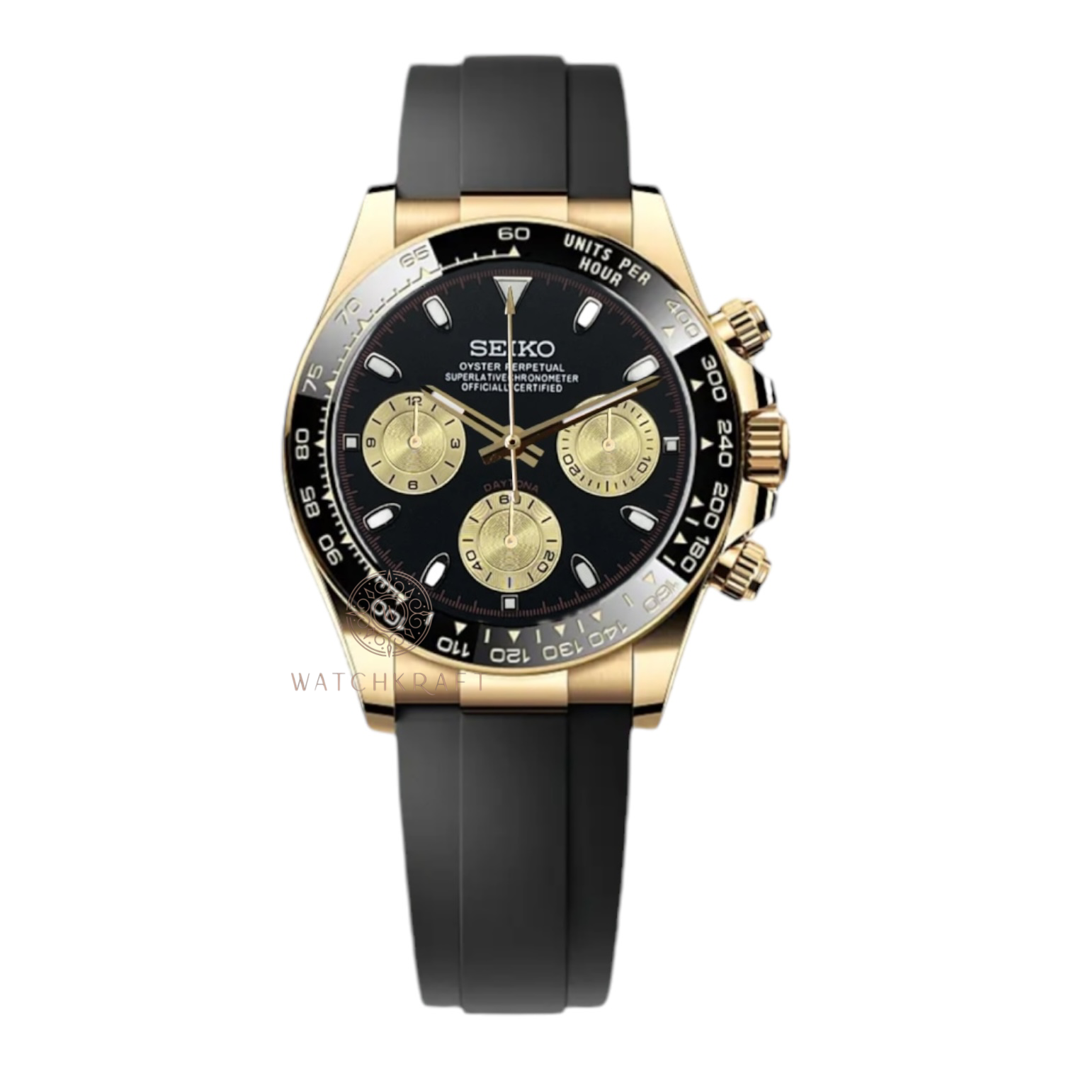Seiko Black Gold Daytona Mod