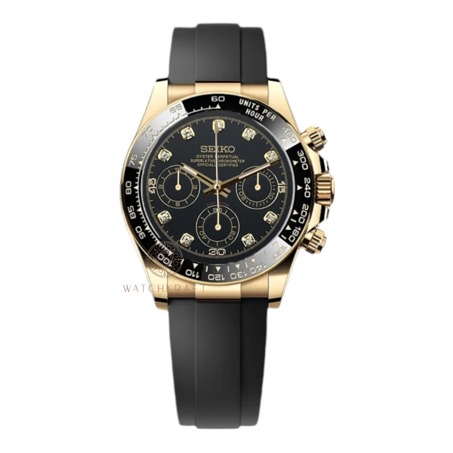 Seiko Black Jewel Daytona Mod
