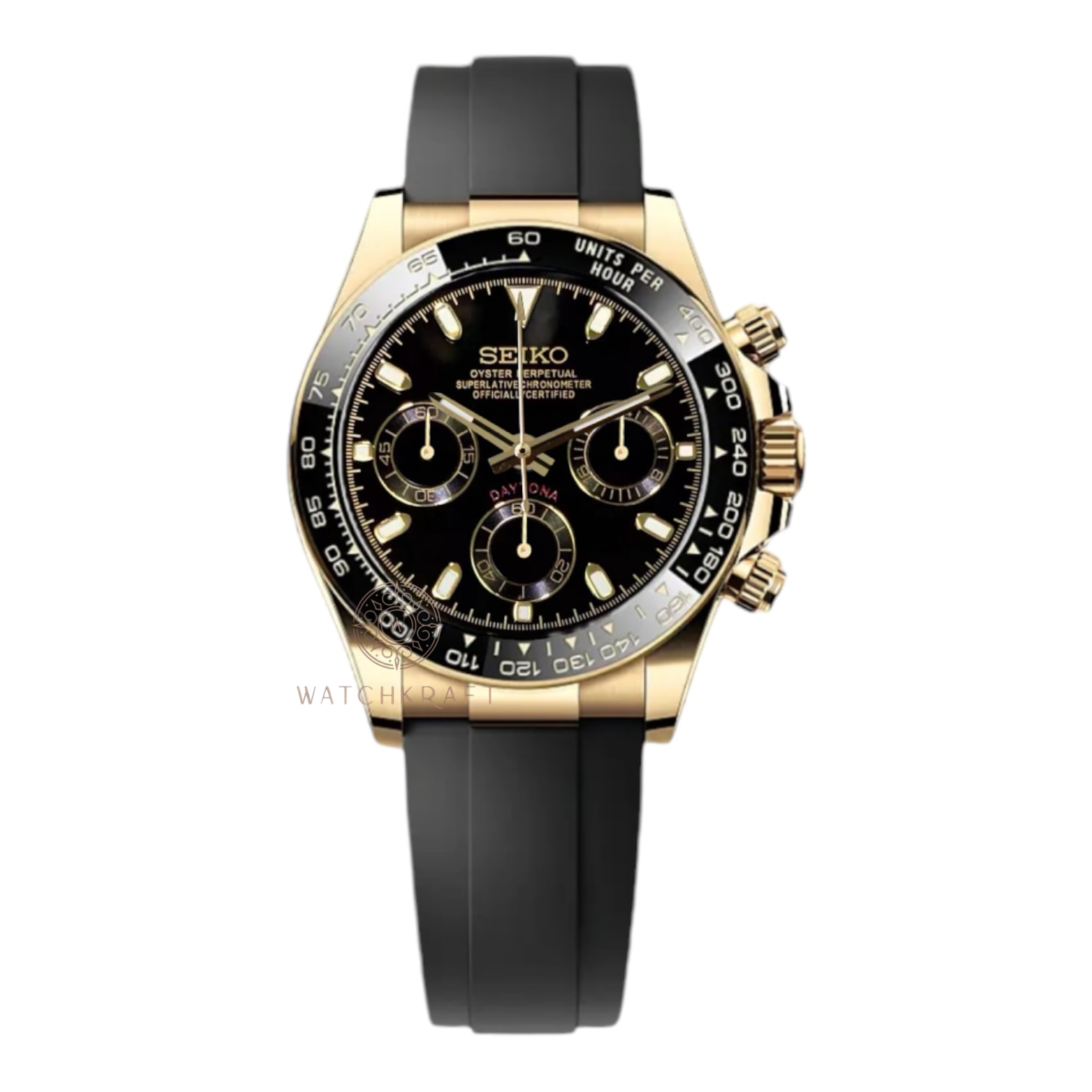 Seiko Black Gold Daytona Mod