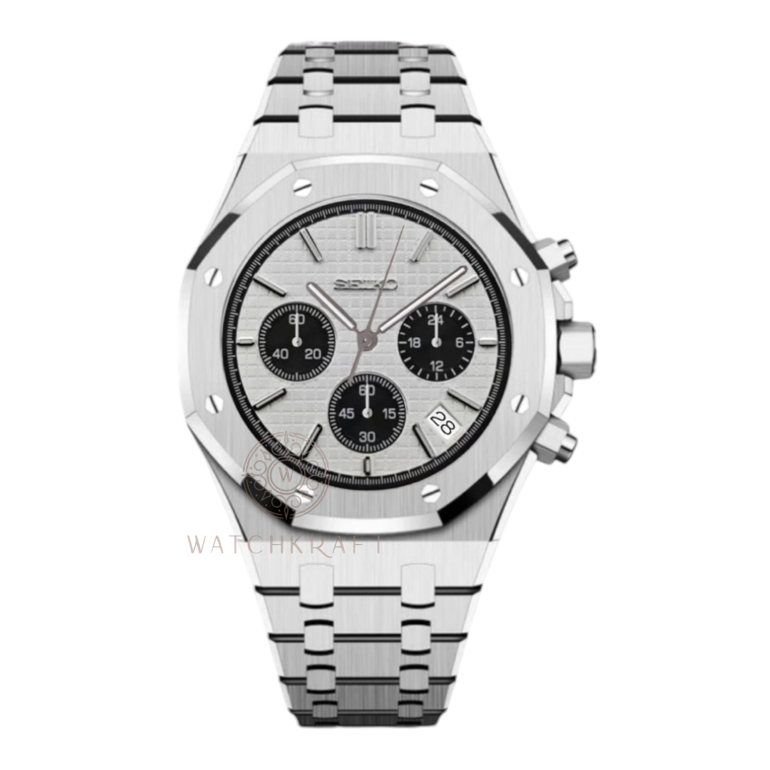 Seiko Panda Royal Oak Chronograph Mod