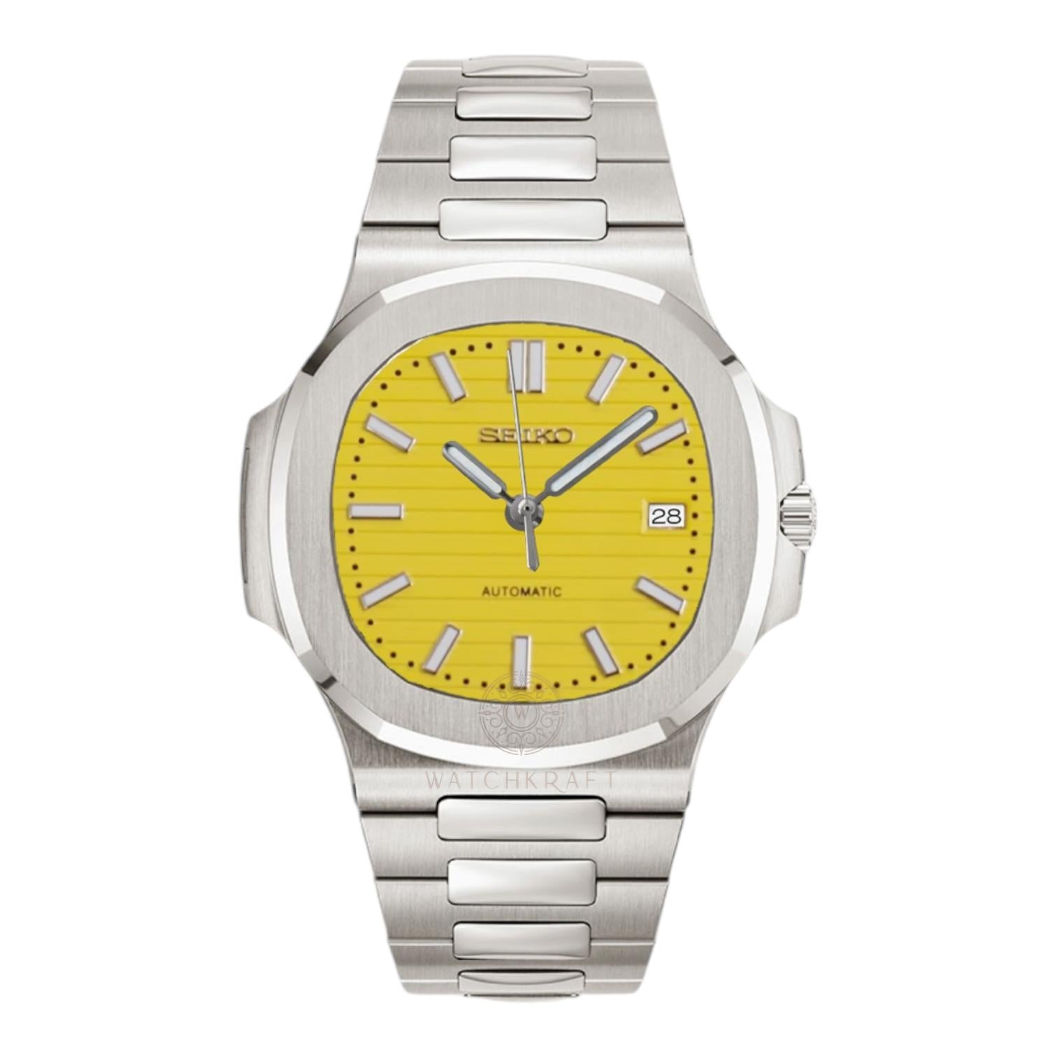 Seiko Yellow Nautilus Mod